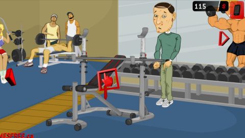 Online igra Douchebag Workout 2 je športna simulacija