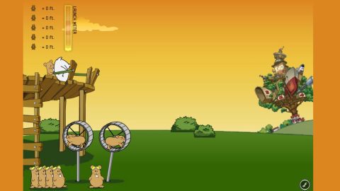 Online igra Flight of the Hamsters je smešna živalska priložnostna igra