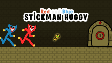 Red and Blue Stickman Huggy je zastonj arkadna igra - igrena.net
