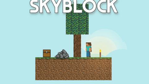 SkyBlock je klasična preživetvena igra na igrena.net