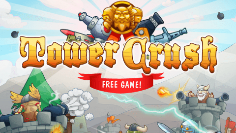 Online igra Tower Crush je kombinacija strateške in akcijske igrice