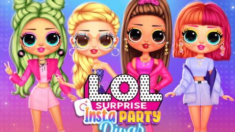 LOL Surprise Insta Party Divas je brezplačna igra za punce na igrena.net
