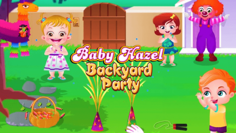 Baby Hazel Backyard Party je brezplačna otroška igra na netu
