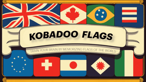 Igrica Kobadoo Flags je miselna igra spomina
