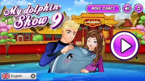 Igra My Dolphin Show 9 je brezplačna arkada po stopnjah
