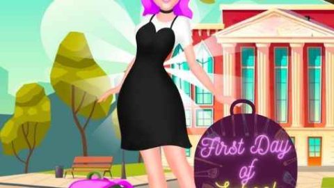 Pripravi dekleta za First Day of School! Zastonj online igrica