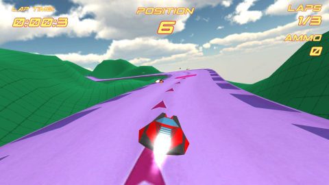 Hover Racer je dinamična 3D dirkaška igra