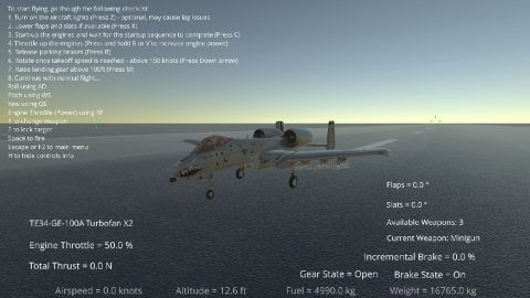 Igra na netu Real Flight Simulator, realistična simulacija bojnega letala