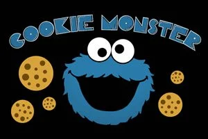 Igraj Cookie Monster zdaj! Pac-Man stil zabava online