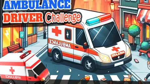 Vozi rešilca v Ambulance Driver Challenge!
